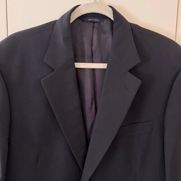 Brooks Brothers x Loro Piana Wool Brooksease Blue Blazer Coat Gold Buttons 42R - Picture 3 of 14